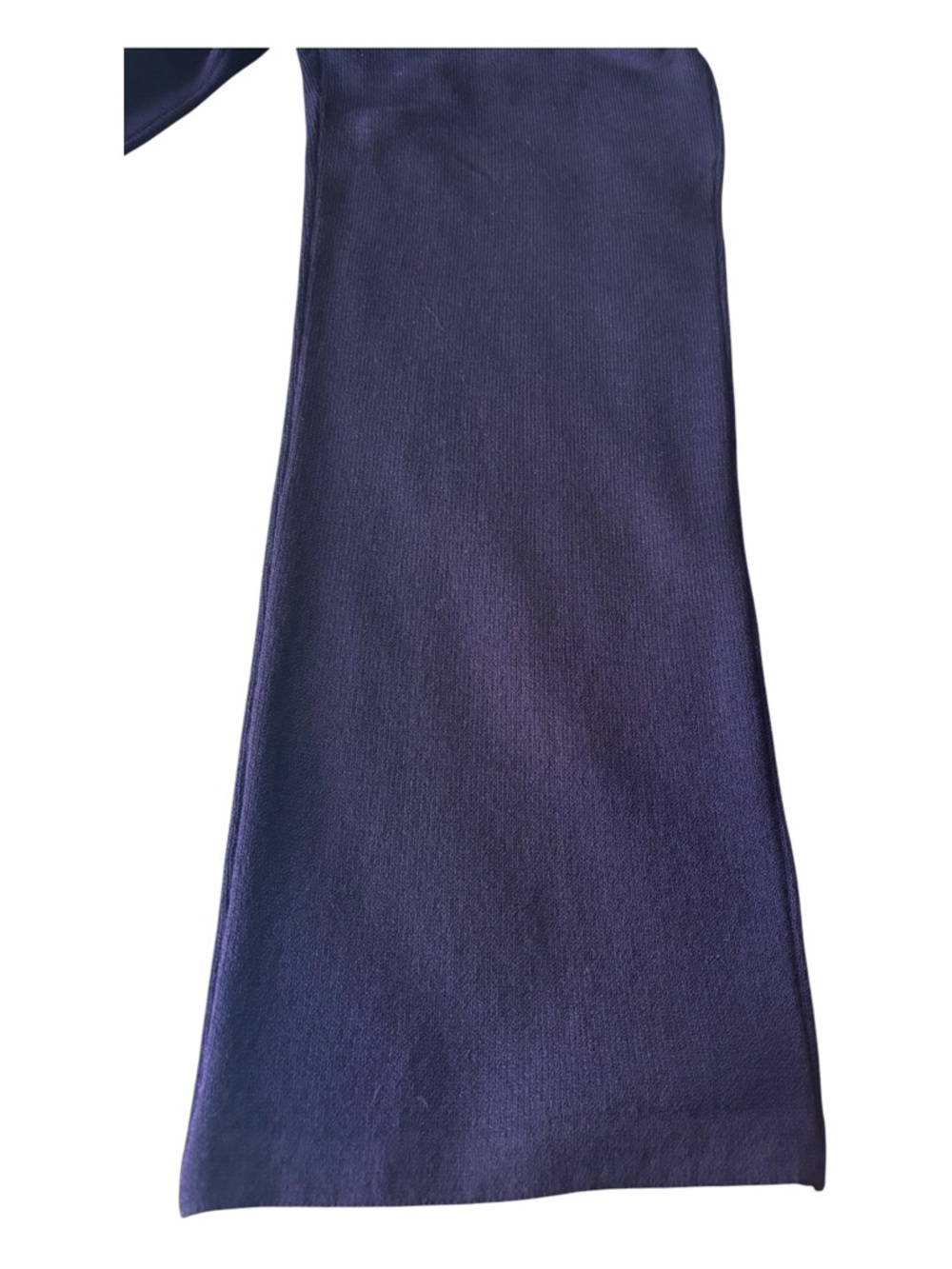 NWT St John Collection Aubergine Purple Santana Knit Wide Leg Pants Sz 12 (10) - Picture 3 of 6